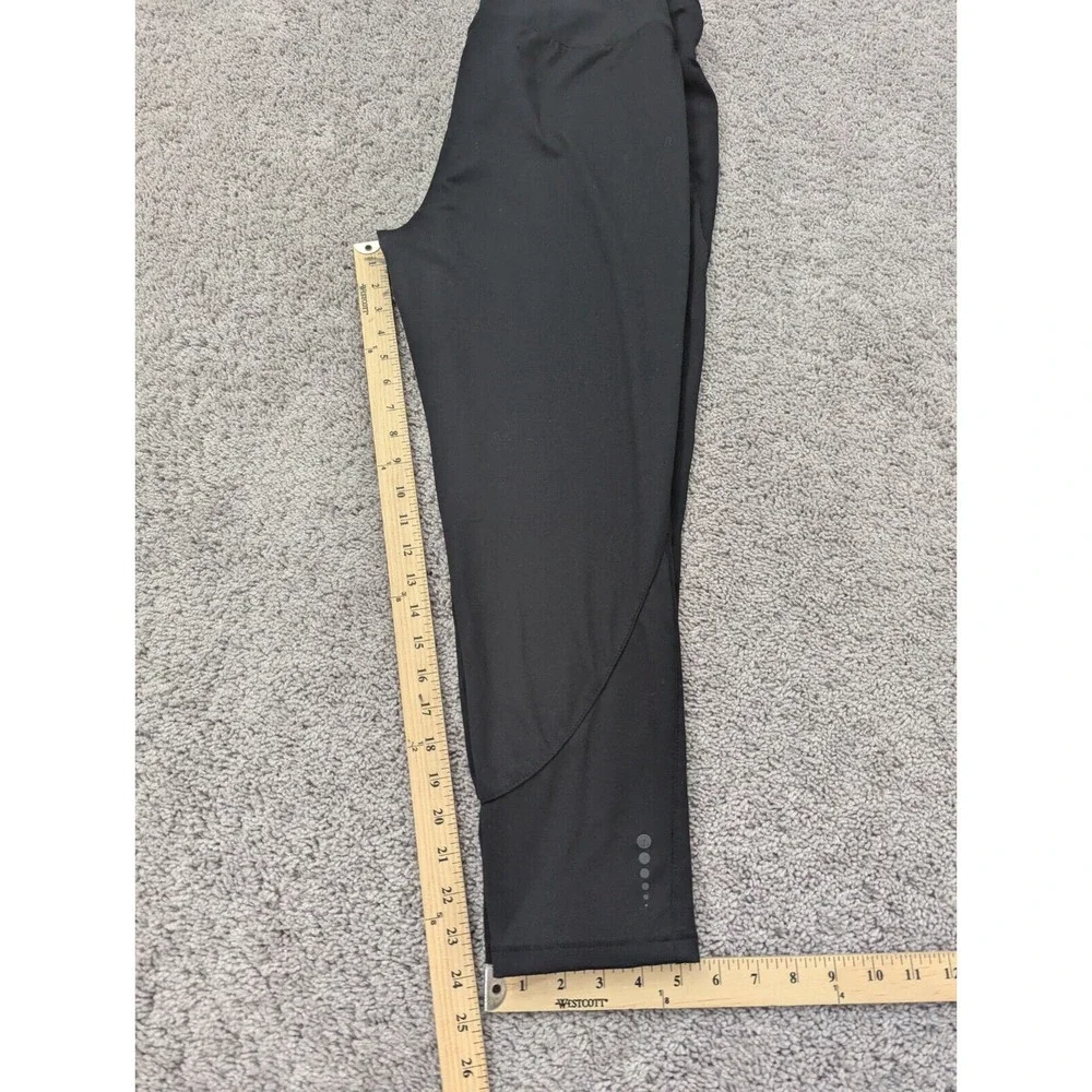 T by Talbots Capri Pants Womens Extra Large Pull On Crop Stretch‎ Black